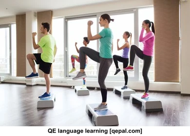 تصویر فلش کارت aerobics
