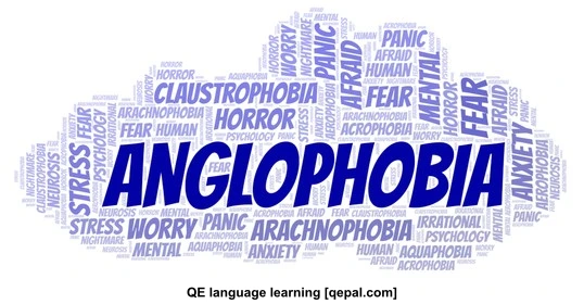 تصویر فلش کارت anglophobia