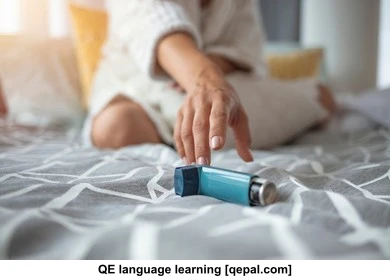 تصویر فلش کارت asthma