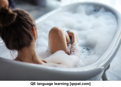 تصویر فلش کارت bathe