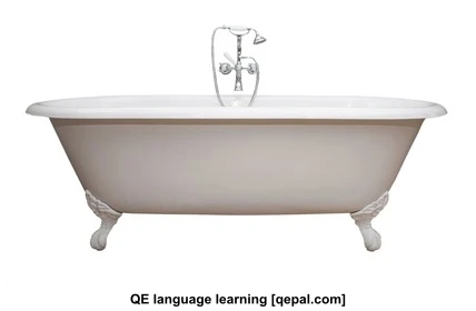 تصویر فلش کارت bathtub