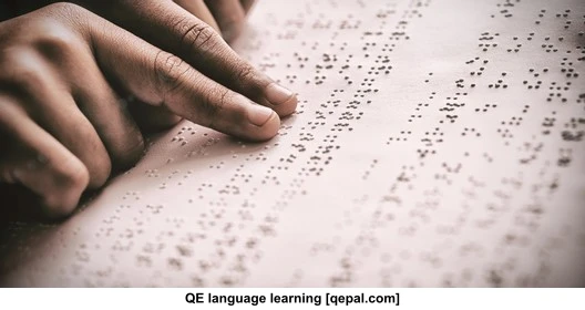 تصویر فلش کارت braille