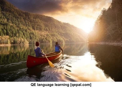 تصویر فلش کارت canoe