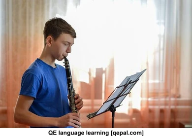 تصویر فلش کارت clarinet