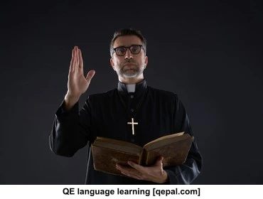تصویر فلش کارت clergyman