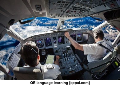 تصویر فلش کارت cockpit