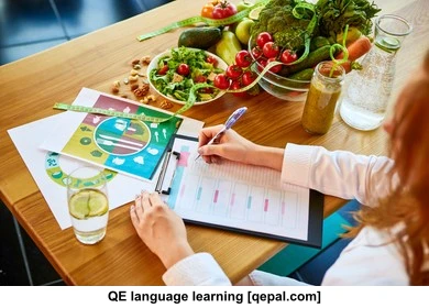تصویر فلش کارت dietitian