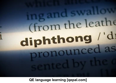 تصویر فلش کارت diphthong