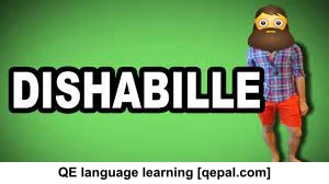 تصویر فلش کارت dishabille