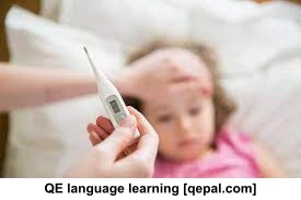 تصویر فلش کارت febrile