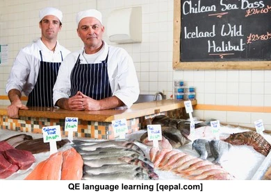 تصویر فلش کارت fishmonger