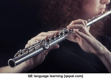 تصویر فلش کارت flute