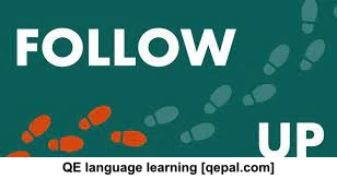 تصویر فلش کارت follow up