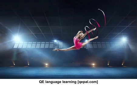 تصویر فلش کارت gymnastics