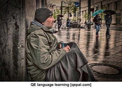تصویر فلش کارت impecunious