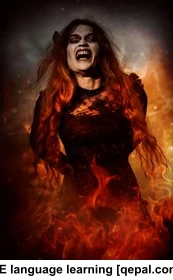 تصویر فلش کارت incinerate