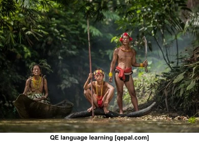 تصویر فلش کارت indigenous