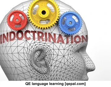 تصویر فلش کارت indoctrinate
