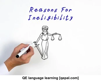 تصویر فلش کارت ineligible