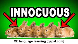 تصویر فلش کارت innocuous
