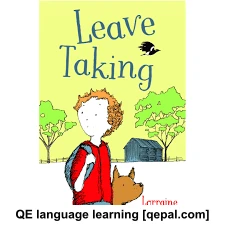 تصویر فلش کارت leave-taking