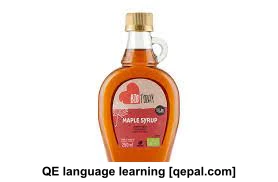 تصویر فلش کارت maple syrup