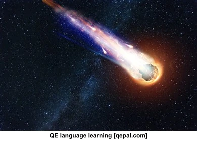 تصویر فلش کارت meteorite