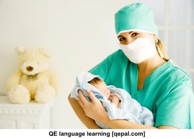 تصویر فلش کارت midwife