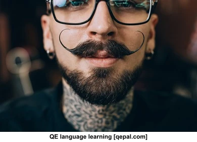 تصویر فلش کارت moustache