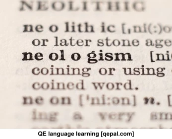 تصویر فلش کارت neologism