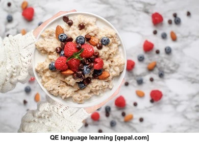 تصویر فلش کارت oatmeal
