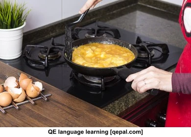 تصویر فلش کارت omelette