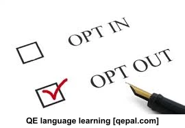 تصویر فلش کارت opt out