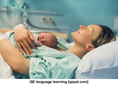 تصویر فلش کارت parturition