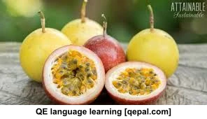 تصویر فلش کارت passion fruit