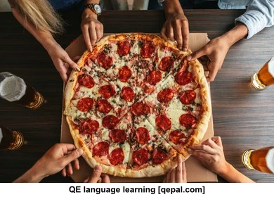 تصویر فلش کارت pizza