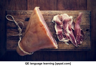 تصویر فلش کارت prosciutto