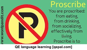 تصویر فلش کارت proscribe