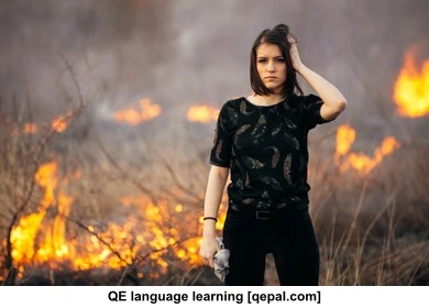 تصویر فلش کارت pyromaniac
