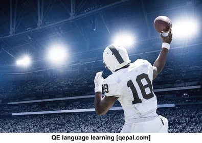 تصویر فلش کارت quarterback