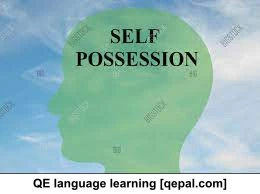 تصویر فلش کارت self-possession
