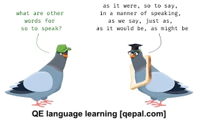 تصویر فلش کارت so to speak