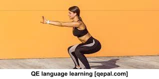 تصویر فلش کارت squatting