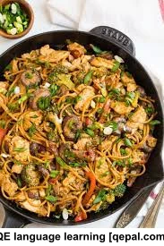 تصویر فلش کارت stir-fry