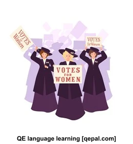 تصویر فلش کارت suffragist