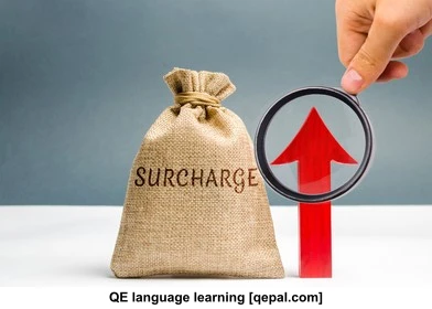 تصویر فلش کارت surcharge