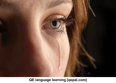تصویر فلش کارت tearful