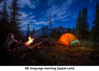 تصویر فلش کارت tent