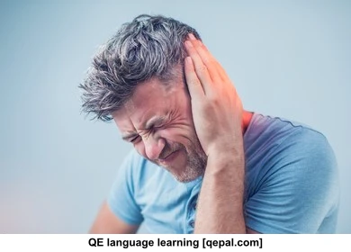 تصویر فلش کارت tinnitus