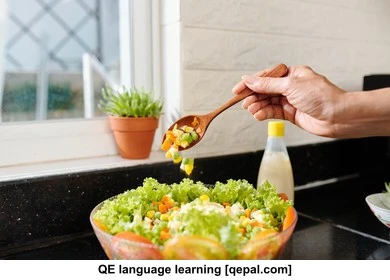 تصویر فلش کارت vinaigrette
